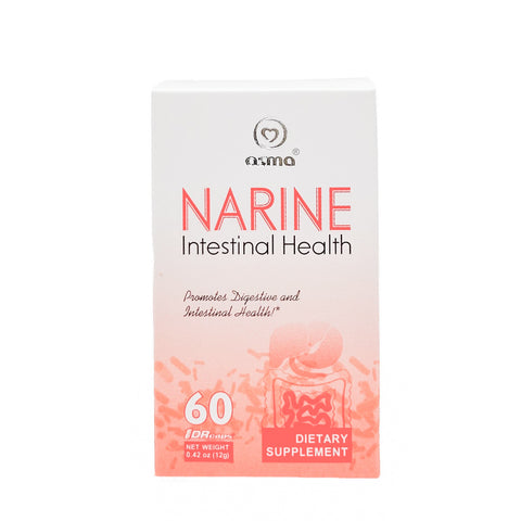Narine Intestinal Health Probiotic Supplement 60 Veg Capsules (Lactose-free)