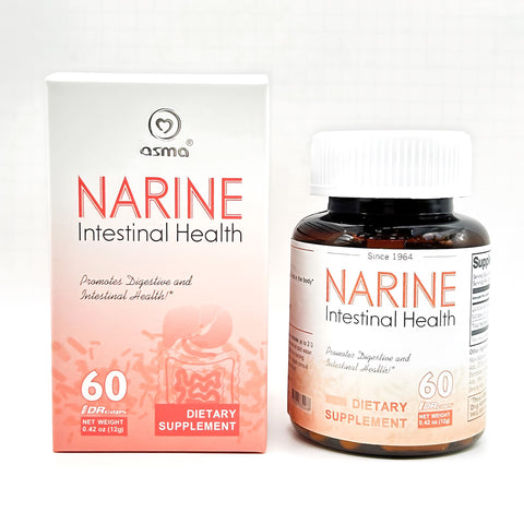 Narine Intestinal Health Probiotic Supplement 60 Veg Capsules (Lactose-free)