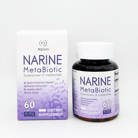 Narine MetaBiotic Supplement 60 Veg Capsules