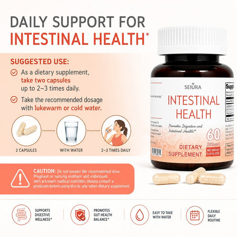 Intestinal Health Probiotic Capsules – Lactose-Free