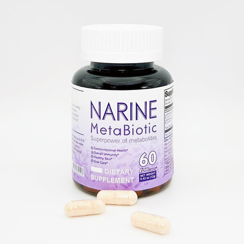 Narine MetaBiotic Supplement 60 Veg Capsules