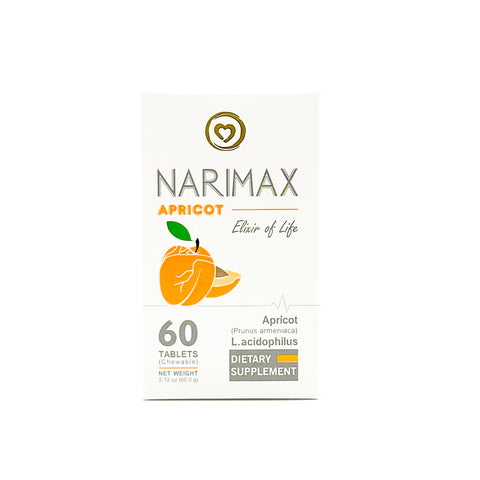 Narimax Apricot Nutritional Supplement 60 Chewable Tablets